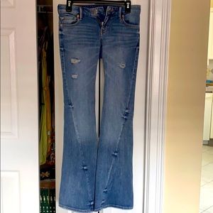 Joey True Religion low rise flare jean